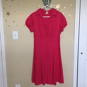 Bright pink dress, ModCloth